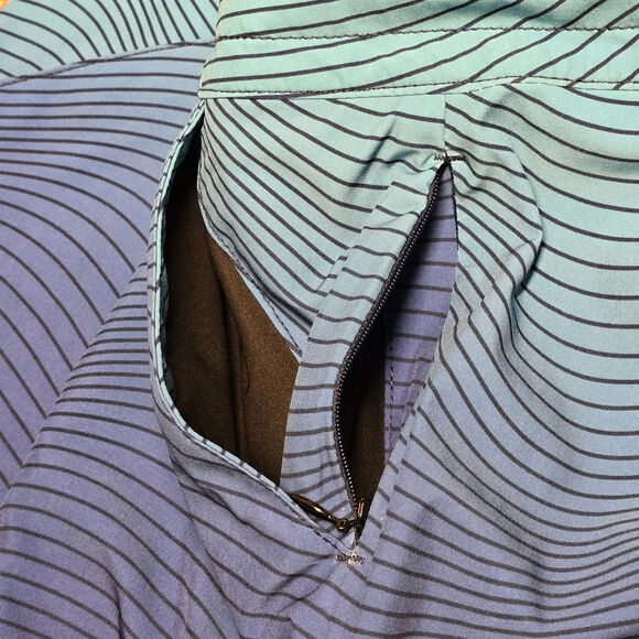 Sea-Doo Royal Blue Fade Striped Women's 6" Board Short Size Small NWT - Picture 8 of 14